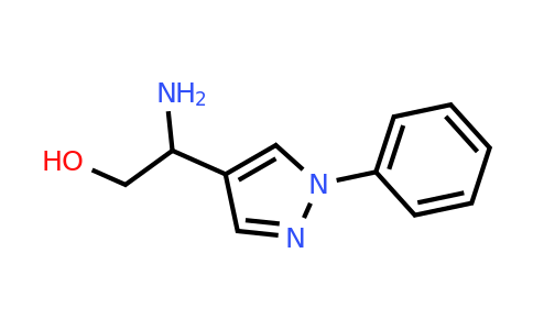 2-Amino-2-(1-phenyl-1h-pyrazol-4-yl)ethan-1-ol