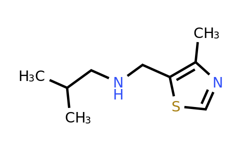 2-Methyl-N-((4-methylthiazol-5-yl)methyl)propan-1-amine