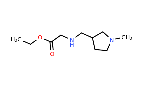 Ethyl 2-{[(1-methylpyrrolidin-3-yl)methyl]amino}acetate