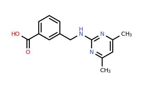 1184598-04-6 | 3-{[(4,6-dimethylpyrimidin-2-yl)amino]methyl}benzoic acid