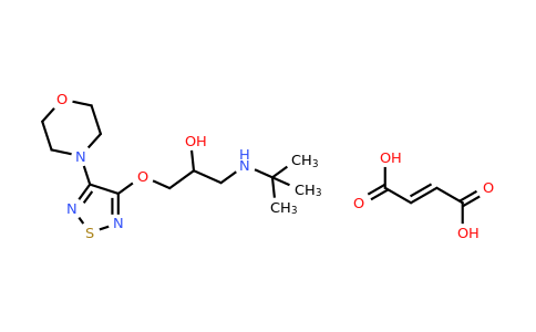 1184963-58-3 | 1-(Tert-butylamino)-3-((4-morpholino-1,2,5-thiadiazol-3-yl)oxy)propan-2-ol but-2-enedioate