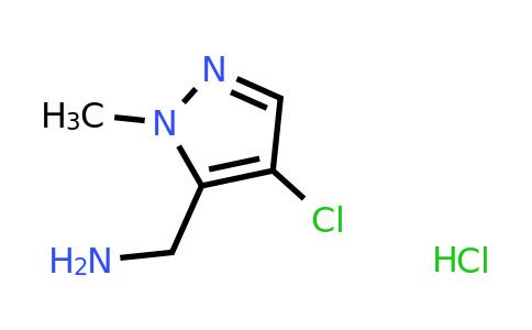 (4-Chloro-1-methyl-1h-pyrazol-5-yl)methanamine hydrochloride