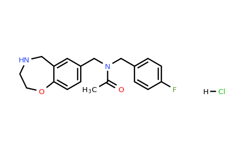 1185116-07-7 | N-(4-fluorobenzyl)-N-((2,3,4,5-tetrahydrobenzo[f][1,4]oxazepin-7-yl)methyl)acetamide hydrochloride