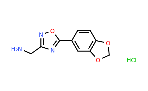 1185302-68-4 | (5-(Benzo[d][1,3]dioxol-5-yl)-1,2,4-oxadiazol-3-yl)methanamine hydrochloride