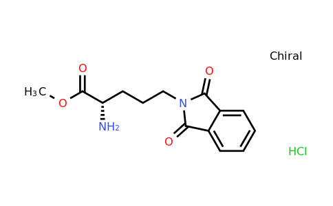 118537-45-4 | (S)-Methyl 2-amino-5-(1,3-dioxoisoindolin-2-yl)pentanoate hydrochloride