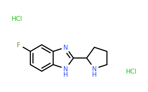 1185561-70-9 | 5-Fluoro-2-(pyrrolidin-2-yl)-1H-benzo[d]imidazole dihydrochloride