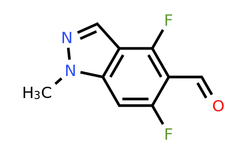 1185767-07-0 | 4,6-difluoro-1-methyl-1H-indazole-5-carbaldehyde