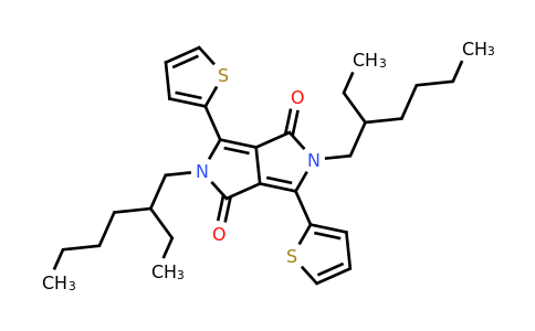 1185885-86-2 | 2,5-Bis(2-ethylhexyl)-3,6-di(thiophen-2-yl)pyrrolo[3,4-c]pyrrole-1,4(2H,5H)-dione
