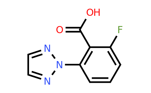 1186050-58-7 | 2-Fluoro-6-(2H-1,2,3-triazol-2-yl)benzoic acid