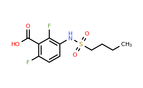 1186194-07-9 | 3-(butylsulfonamido)-2,6-difluorobenzoic acid