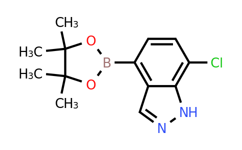 1186334-62-2 | 7-Chloro-4-(4,4,5,5-tetramethyl-1,3,2-dioxaborolan-2-yl)-1H-indazole