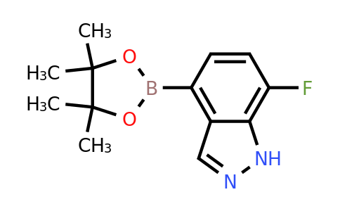 1186334-64-4 | 7-Fluoro-4-(4,4,5,5-tetramethyl-1,3,2-dioxaborolan-2-yl)-1H-indazole