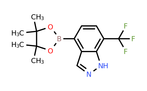 1186334-80-4 | 4-(4,4,5,5-Tetramethyl-1,3,2-dioxaborolan-2-yl)-7-(trifluoromethyl)-1H-indazole