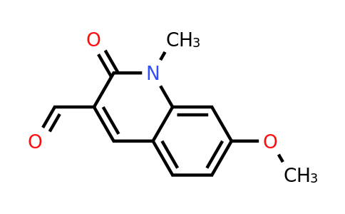 7-Methoxy-1-methyl-2-oxo-1,2-dihydroquinoline-3-carbaldehyde