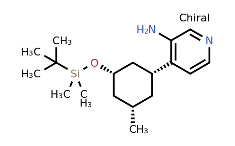 1187055-98-6 | rel-4-[(1R,3S,5S)-3-[[(1,1-Dimethylethyl)dimethylsilyl]oxy]-5-methylcyclohexyl]-3-pyridinamine