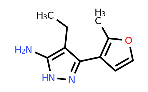 4-Ethyl-3-(2-methylfuran-3-yl)-1h-pyrazol-5-amine