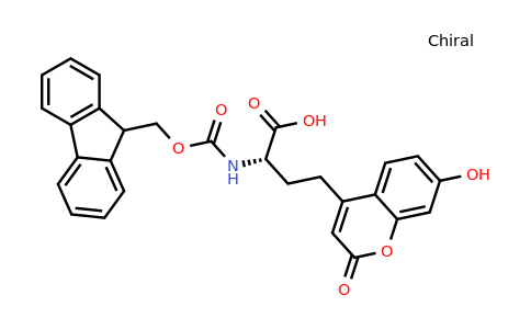 (S)-2-((((9H-fluoren-9-yl)methoxy)carbonyl)amino)-4-(7-hydroxy-2-oxo-2H-chromen-4-yl)butanoic acid