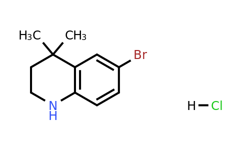1187830-63-2 | 6-Bromo-4,4-dimethyl-1,2,3,4-tetrahydroquinoline hydrochloride
