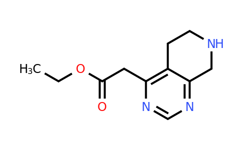 1187884-08-7 | Ethyl 2-(5,6,7,8-tetrahydropyrido[3,4-d]pyrimidin-4-yl)acetate