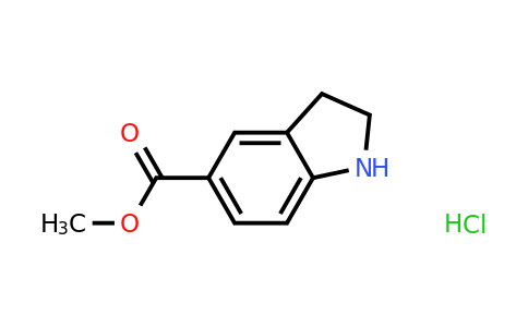 1187928-10-4 | 5-Methoxycarbonyl-2,3-dihydro-1H-indole hydrochloride