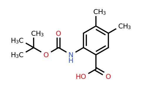 1187930-37-5 | 2-Boc-amino-4,5-dimethyl-benzoic acid