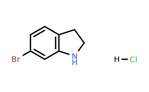 1187933-30-7 | 6-Bromoindoline hydrochloride