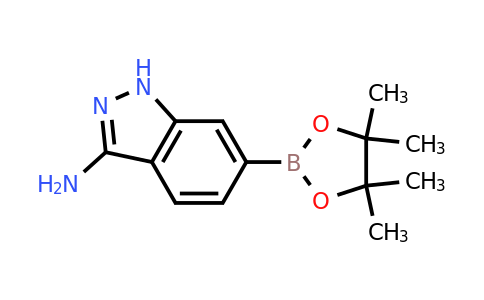 1187968-75-7 | 6-(4,4,5,5-Tetramethyl-1,3,2-dioxaborolan-2-yl)-1H-indazol-3-amine