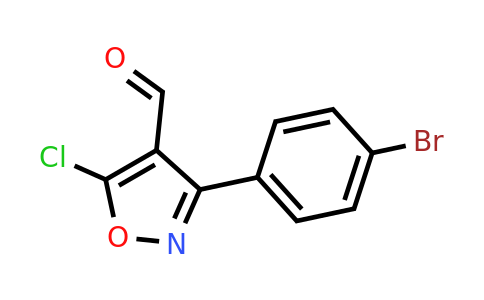 1188134-85-1 | 3-(4-Bromophenyl)-5-chloro-1,2-oxazole-4-carbaldehyde