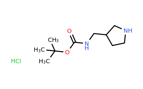 tert-Butyl N-[(pyrrolidin-3-yl)methyl]carbamate hydrochloride