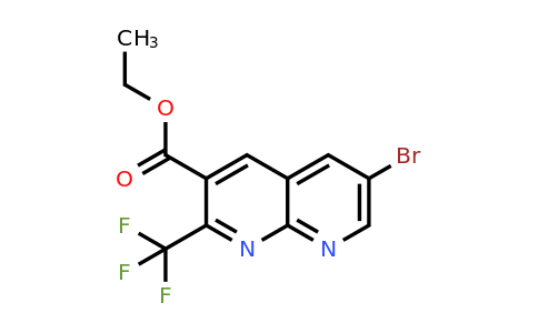 1188431-90-4 | Ethyl 6-bromo-2-(trifluoromethyl)-1,8-naphthyridine-3-carboxylate