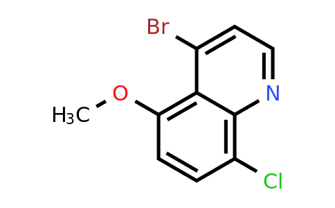 1189107-37-6 | 4-Bromo-8-chloro-5-methoxyquinoline