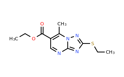 1189166-68-4 | Ethyl 2-(ethylthio)-7-methyl-[1,2,4]triazolo[1,5-a]pyrimidine-6-carboxylate