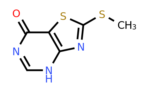 119011-50-6 | 2-(Methylsulfanyl)-4h,7h-[1,3]thiazolo[4,5-d]pyrimidin-7-one