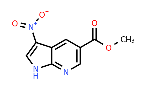 1190309-70-6 | methyl 3-nitro-1H-pyrrolo[2,3-b]pyridine-5-carboxylate