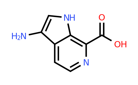 3-amino-1H-pyrrolo[2,3-c]pyridine-7-carboxylic acid