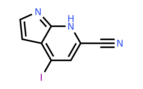1190310-69-0 | 4-Iodo-7H-pyrrolo[2,3-b]pyridine-6-carbonitrile