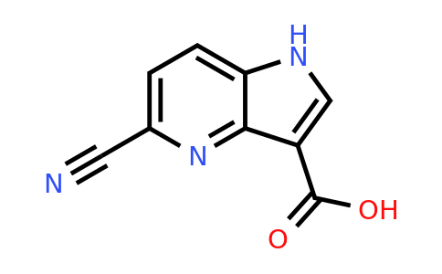 1190311-47-7 | 5-cyano-1H-pyrrolo[3,2-b]pyridine-3-carboxylic acid