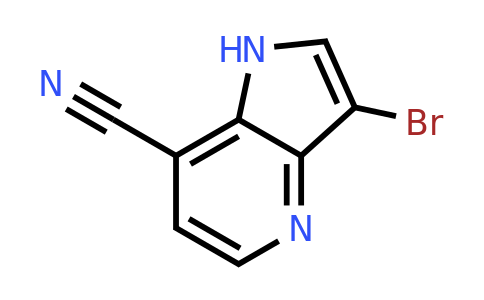 3-bromo-1H-pyrrolo[3,2-b]pyridine-7-carbonitrile