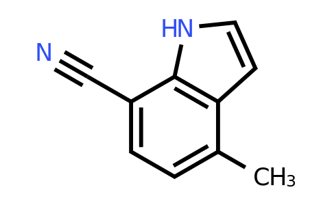 1190321-28-8 | 4-Methyl-1H-indole-7-carbonitrile