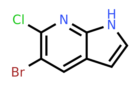 1190321-59-5 | 5-Bromo-6-chloro-1H-pyrrolo[2,3-b]pyridine