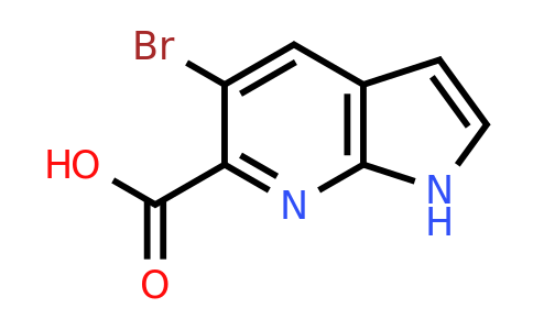 1190322-26-9 | 5-Bromo-1H-pyrrolo[2,3-b]pyridine-6-carboxylic acid