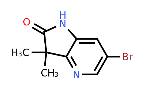 1190862-33-9 | 6-Bromo-3,3-dimethyl-1H,2H,3H-pyrrolo[3,2-b]pyridin-2-one