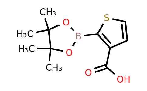 1191063-59-8 | 2-(4,4,5,5-Tetramethyl-1,3,2-dioxaborolan-2-yl)thiophene-3-carboxylic acid