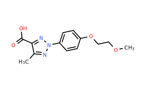 2-[4-(2-methoxyethoxy)phenyl]-5-methyl-2h-1,2,3-triazole-4-carboxylic acid