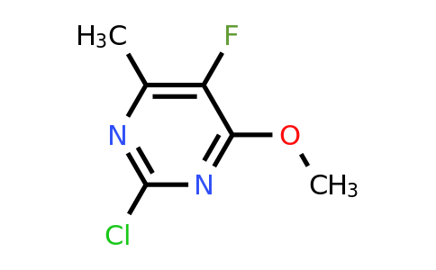 1192479-35-8 | 2-Chloro-5-fluoro-4-methoxy-6-methylpyrimidine