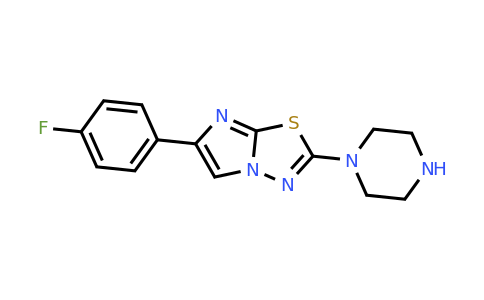 1193387-25-5 | 1-[6-(4-fluorophenyl)imidazo[2,1-b][1,3,4]thiadiazol-2-yl]piperazine