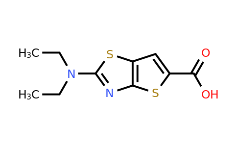 1193388-10-1 | 2-(Diethylamino)thieno[2,3-d][1,3]thiazole-5-carboxylic acid