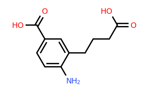 4-Amino-3-(3-carboxypropyl)benzoic acid