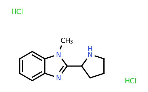 1193389-65-9 | 1-Methyl-2-(pyrrolidin-2-yl)-1h-1,3-benzodiazole dihydrochloride