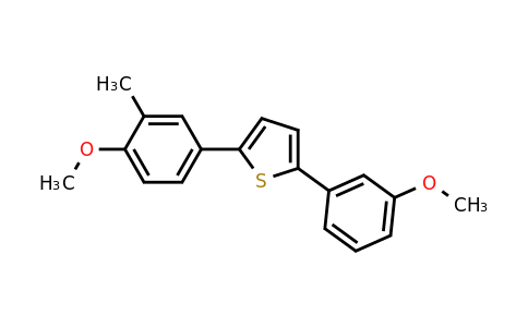 1193525-42-6 | 2-(4-Methoxy-3-methylphenyl)-5-(3-methoxyphenyl)thiophene